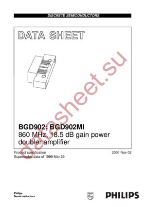 BGD902 datasheet  