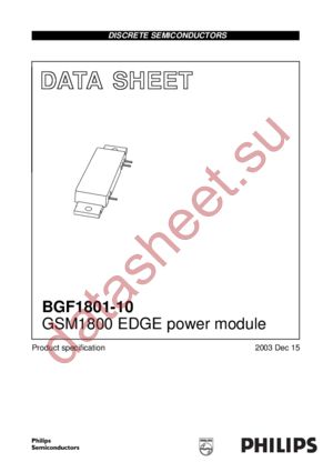 BGF1801-10 datasheet  