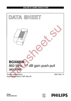 BGX885N datasheet  