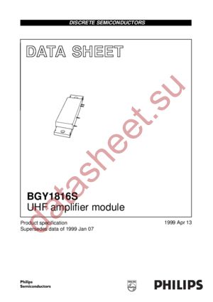 BGY1816S datasheet  