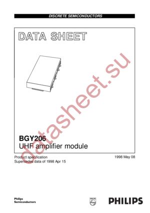 BGY206 datasheet  