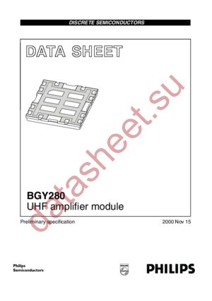 BGY280 datasheet  