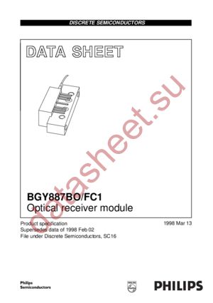 BGY887BO/FC1 datasheet  