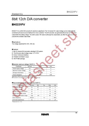 BH2221FV datasheet  