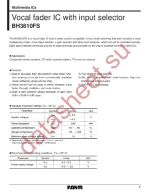 BH3810 datasheet  