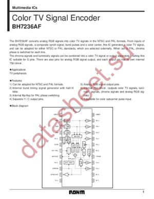 BH7236 datasheet  
