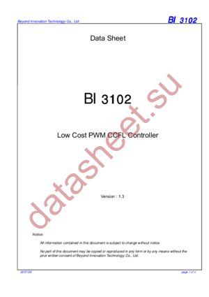 BI3102 datasheet  