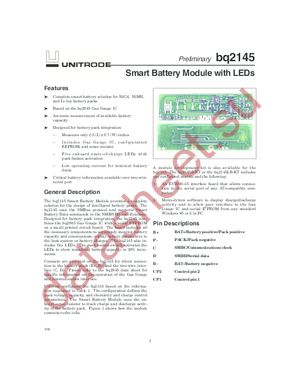 BQ2145LB datasheet  