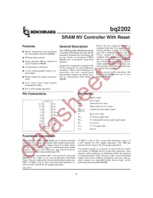 BQ2202 datasheet  