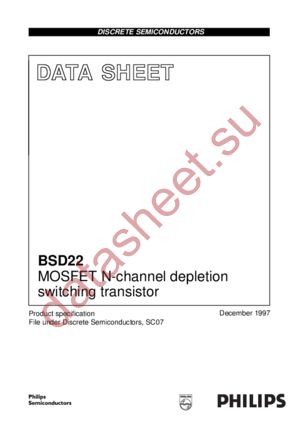 BSD22 datasheet  