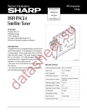 BSFH78G14 datasheet  