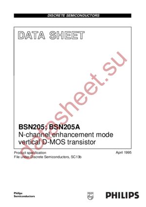 BSN205 datasheet  