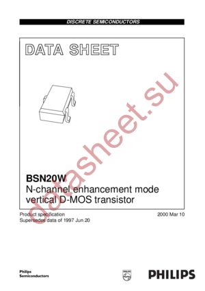 BSN20W datasheet  