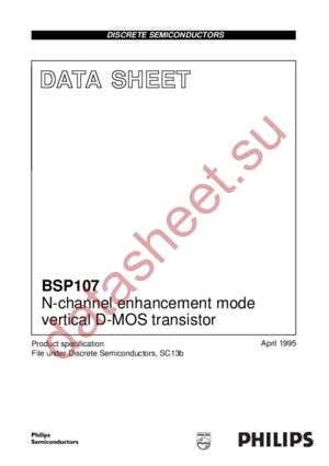 BSP107 datasheet  