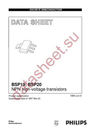 BSP19 datasheet  