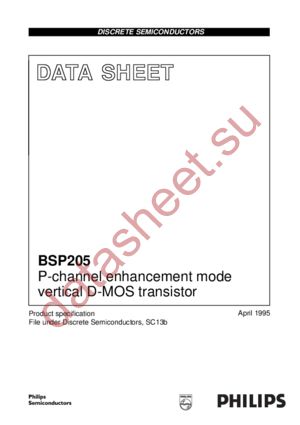 BSP205 datasheet  