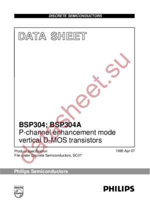 BSP304 datasheet  