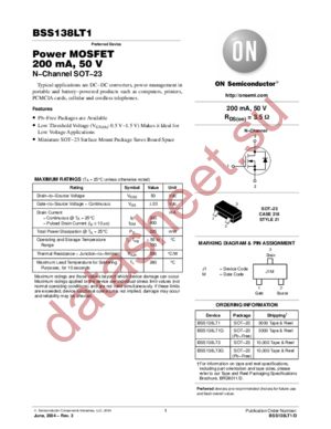 BSS138L datasheet  