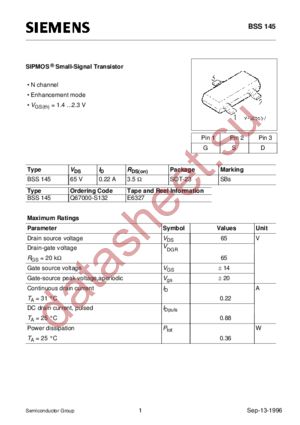 BSS145 datasheet  