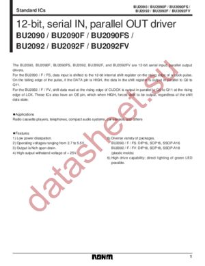 BU2092 datasheet  
