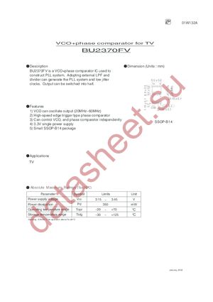 BU2370FV datasheet  
