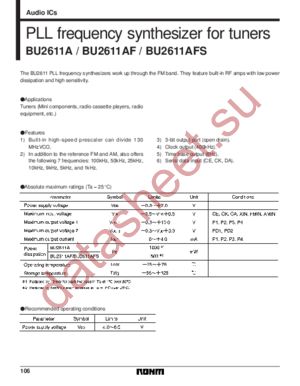 BU2611AFS datasheet  