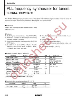 BU2614 datasheet  