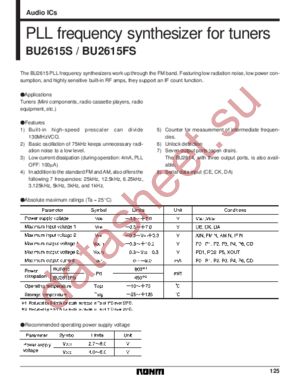 BU2615 datasheet  