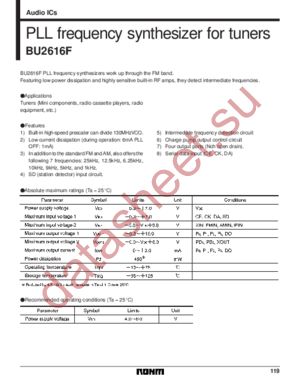BU2616 datasheet  