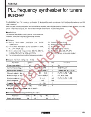 BU2624 datasheet  