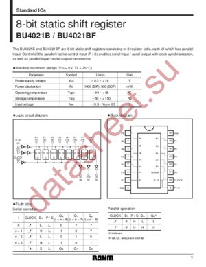 BU4021BF datasheet  