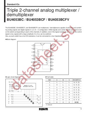 BU4053BCF datasheet  