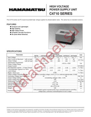 C4710-52 datasheet  