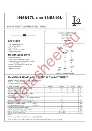 1N5819L datasheet  