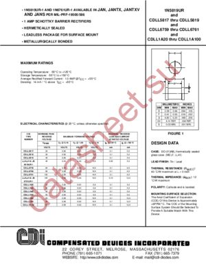CDLL1A100 datasheet  