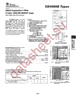 CD4086 datasheet  