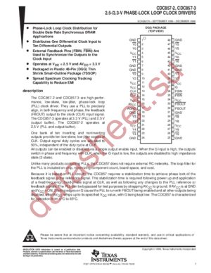 CDC857-2 datasheet  