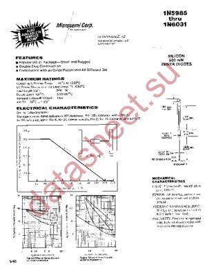 1N6006 datasheet  