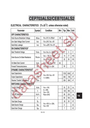 CEP703ALS2 datasheet  