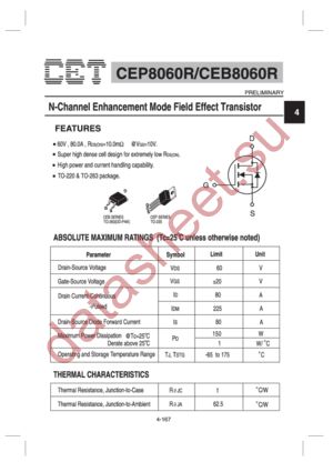 CEP8060R datasheet  