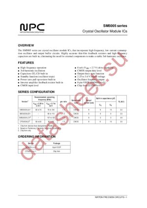 CF5005ALD-1 datasheet  