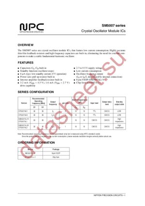 CF5007AA2-1 datasheet  