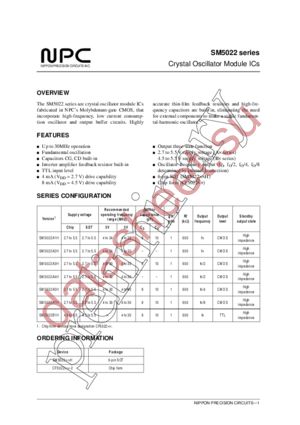 CF5022A7-2 datasheet  