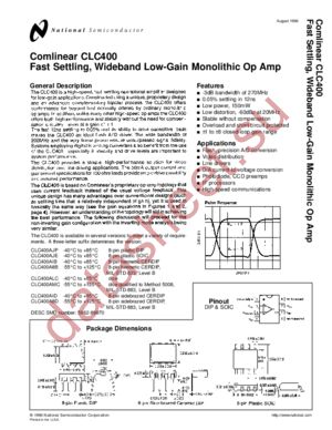 CLC400 datasheet  