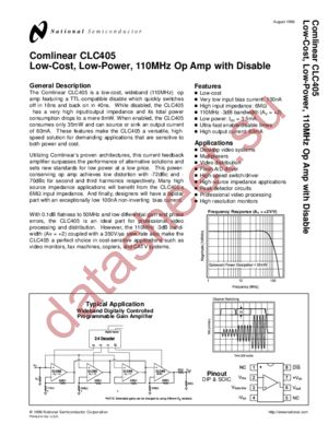 CLC405 datasheet  