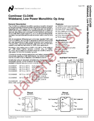 CLC406 datasheet  