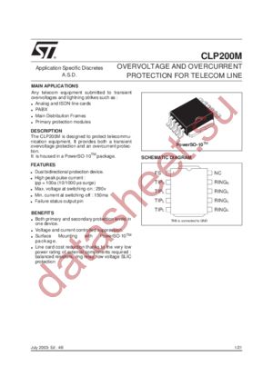 CLP200 datasheet  