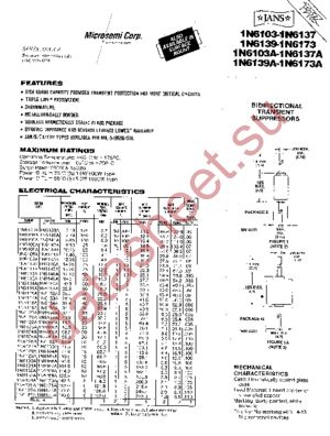 JAN1N6150US datasheet  