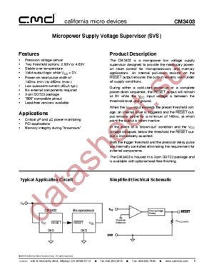 CM3403-29SO datasheet  