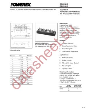 CM531213 datasheet  